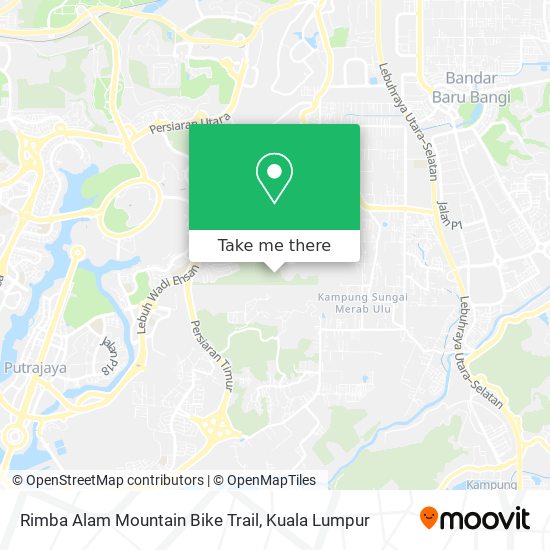 Rimba Alam Mountain Bike Trail map