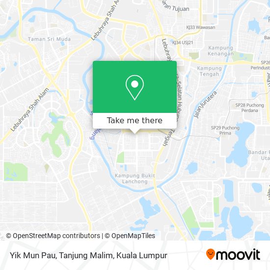 Peta Yik Mun Pau, Tanjung Malim