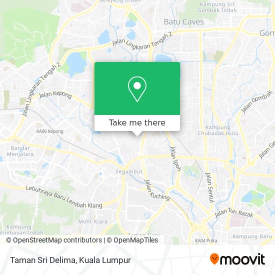 Taman Sri Delima map