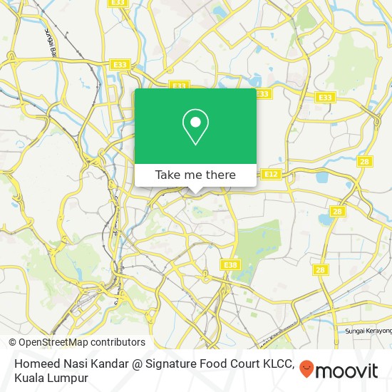 Homeed Nasi Kandar @ Signature Food Court KLCC map