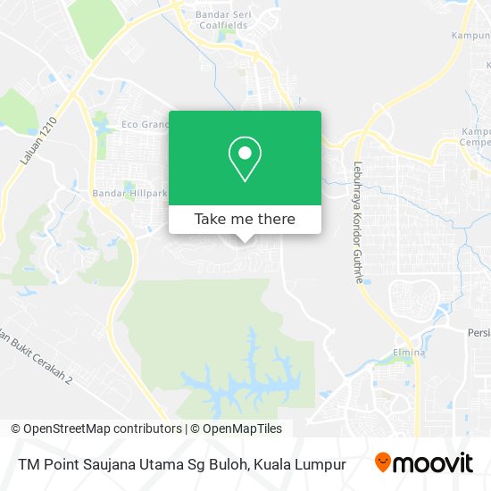 Peta TM Point Saujana Utama Sg Buloh