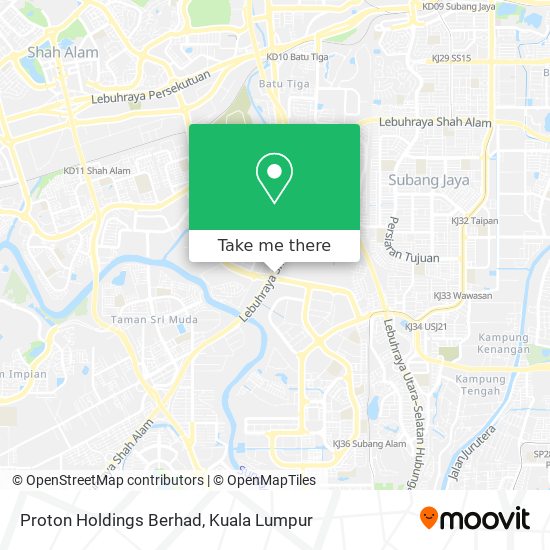 Proton Holdings Berhad map