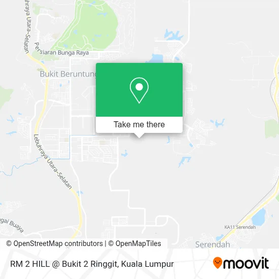 RM 2 HILL @ Bukit 2 Ringgit map