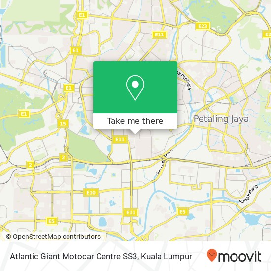 Atlantic Giant Motocar Centre SS3 map