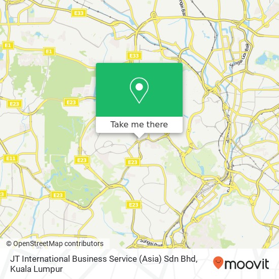 Peta JT International Business Service (Asia) Sdn Bhd