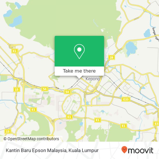 Peta Kantin Baru Epson Malaysia