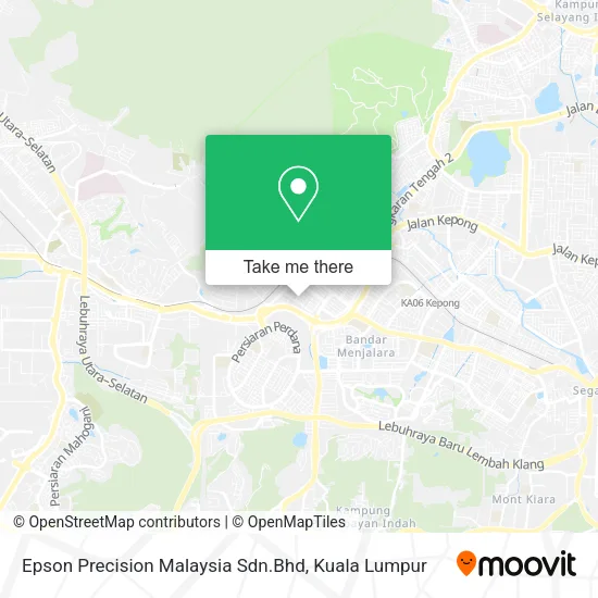 Epson Precision Malaysia Sdn.Bhd map