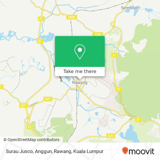 Surau Jusco, Anggun, Rawang map