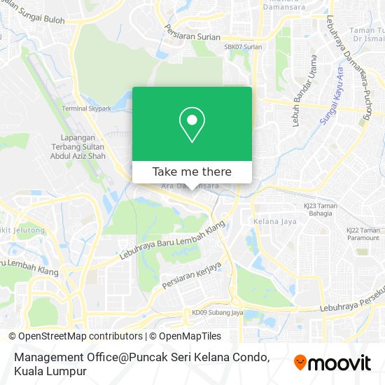 Management Office@Puncak Seri Kelana Condo map