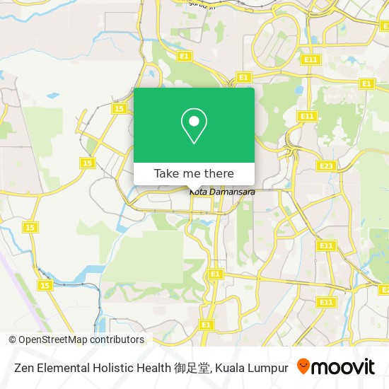 Zen Elemental Holistic Health 御足堂 map