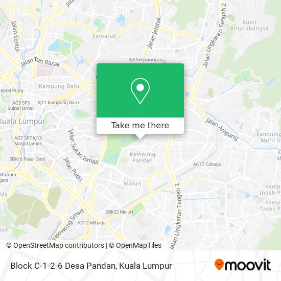Peta Block C-1-2-6 Desa Pandan