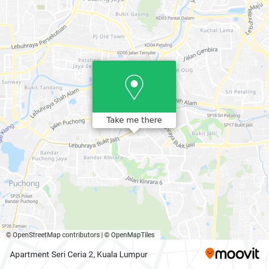 Apartment Seri Ceria 2 map