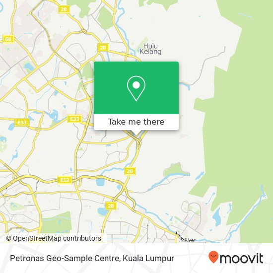 Petronas Geo-Sample Centre map