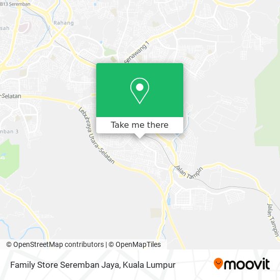 Peta Family Store Seremban Jaya