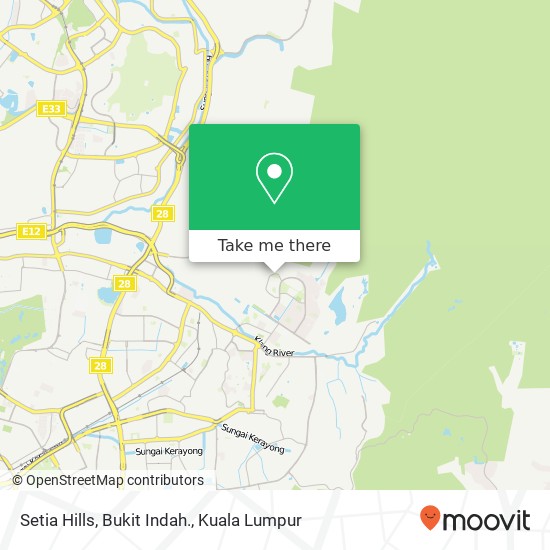 Setia Hills, Bukit Indah. map