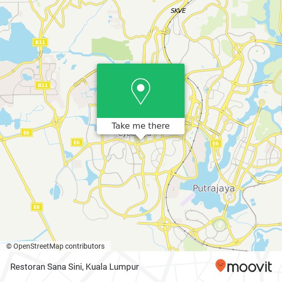 Restoran Sana Sini map