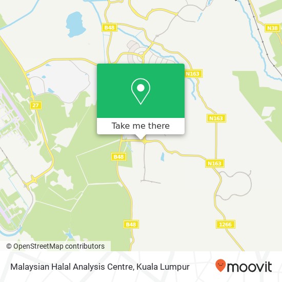 Malaysian Halal Analysis Centre map