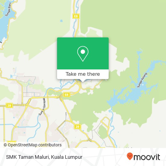 SMK Taman Maluri map