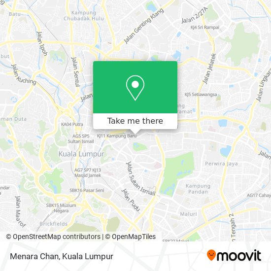 Menara Chan map