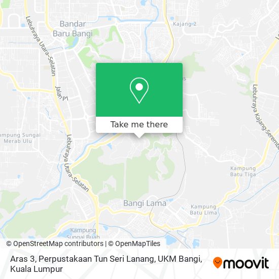Peta Aras 3, Perpustakaan Tun Seri Lanang, UKM Bangi