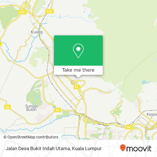 Jalan Desa Bukit Indah Utama map