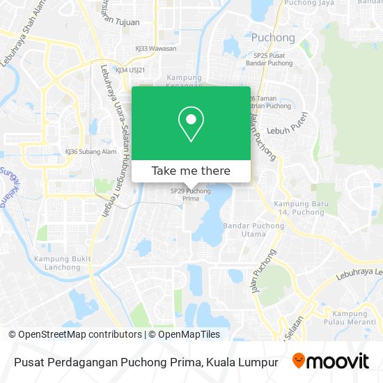 Pusat Perdagangan Puchong Prima map