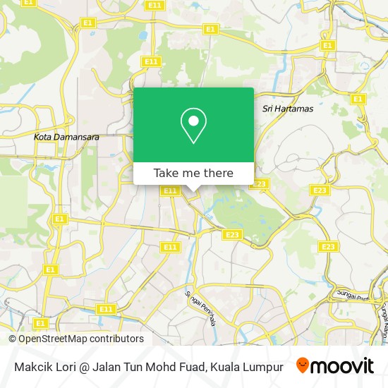 Peta Makcik Lori @ Jalan Tun Mohd Fuad