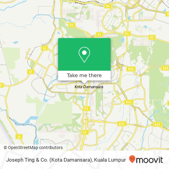 Joseph Ting & Co. (Kota Damansara) map