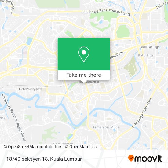 18/40  seksyen 18 map