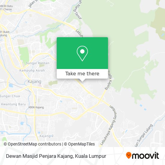 Peta Dewan Masjid Penjara Kajang