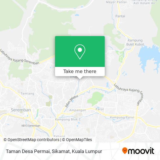 Taman Desa Permai, Sikamat map
