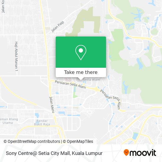 Sony Centre@ Setia City Mall map