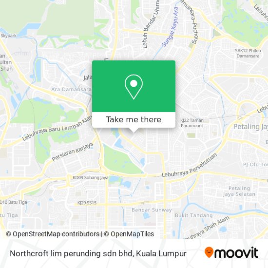 Northcroft lim perunding sdn bhd map