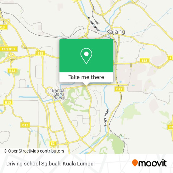 Driving school Sg.buah map