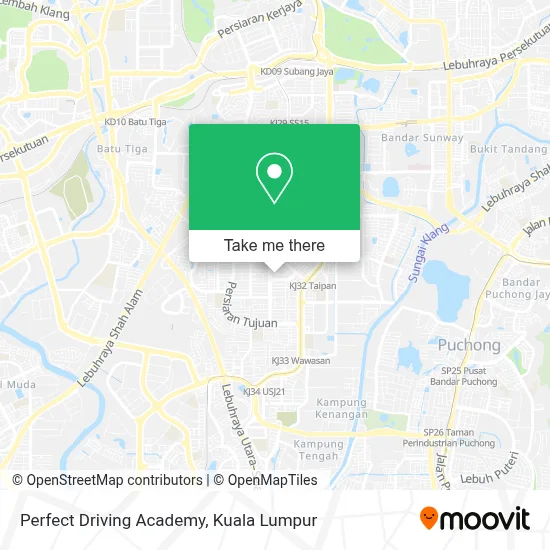 Perfect Driving Academy map