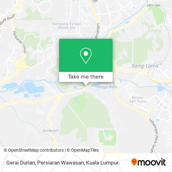 Gerai Durian, Persiaran Wawasan map