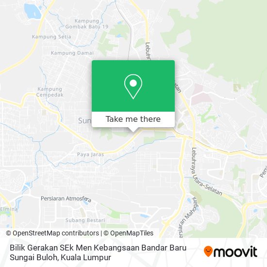 Peta Bilik Gerakan SEk Men Kebangsaan Bandar Baru Sungai Buloh