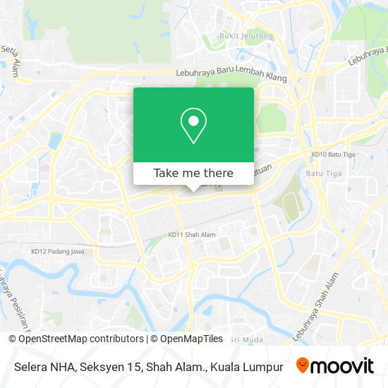 Selera NHA, Seksyen 15, Shah Alam. map