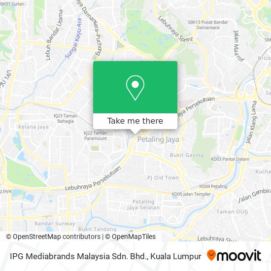 IPG Mediabrands Malaysia Sdn. Bhd. map