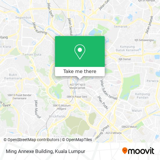 Ming Annexe Building map