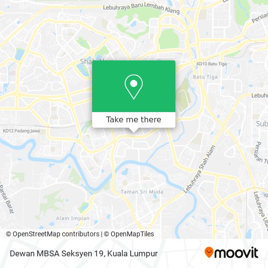 Peta Dewan MBSA Seksyen 19