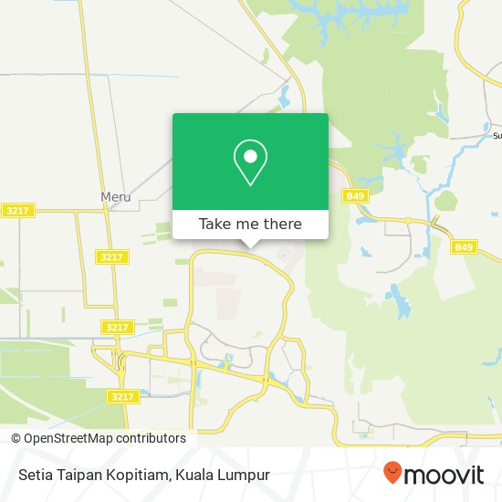 Setia Taipan Kopitiam map