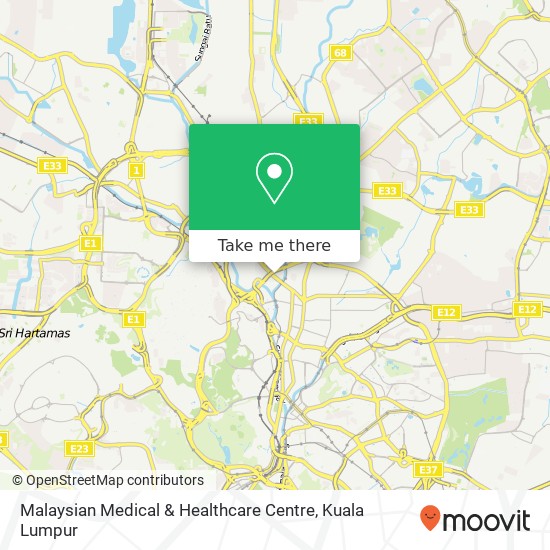 Peta Malaysian Medical & Healthcare Centre