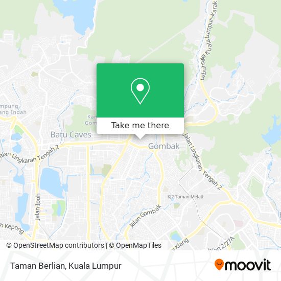 Taman Berlian map