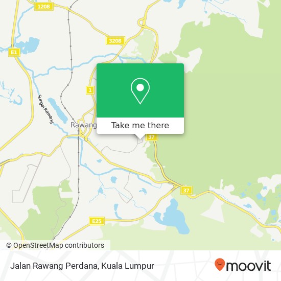 Peta Jalan Rawang Perdana