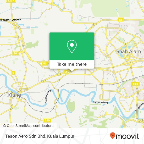 Teson Aero Sdn Bhd map