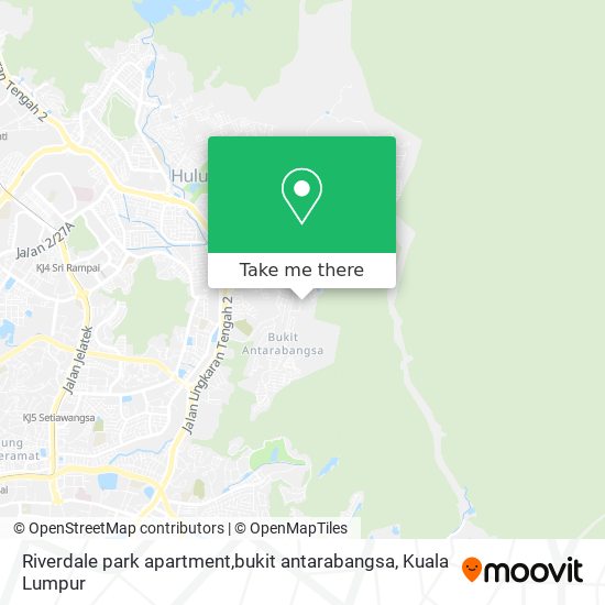 How to get to Riverdale park apartment,bukit antarabangsa in Gombak by
