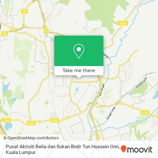 Pusat Aktiviti Belia dan Sukan Bndr Tun Hussein Onn map