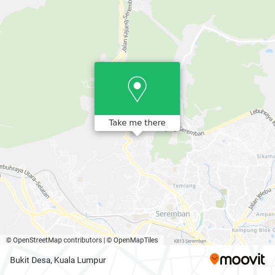 Bukit Desa map