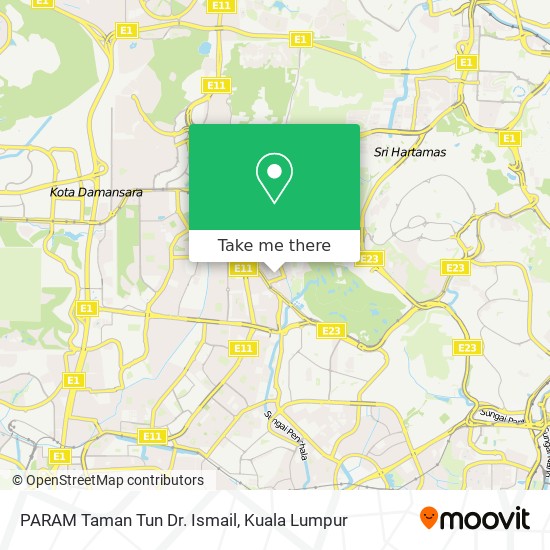Peta PARAM Taman Tun Dr. Ismail